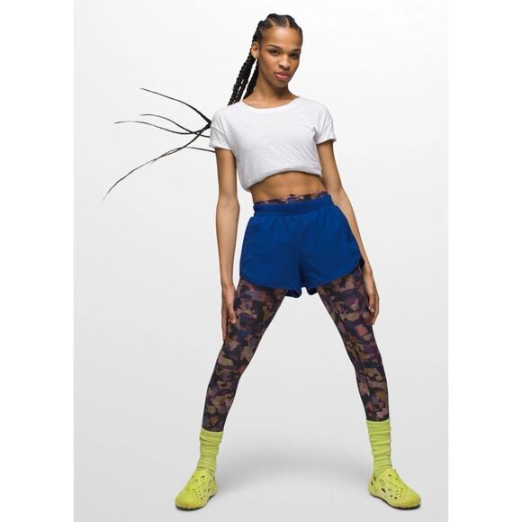 Prana Impresa 7/8 Leggings 2046021 purple blue abstract print - Picture 4 of 9